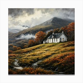 Scottish Cottage Canvas Print