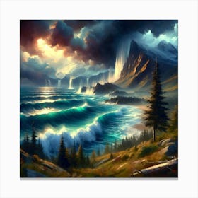 Tempestuous Beauty 28 1 Canvas Print