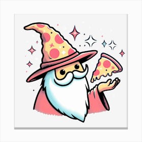 Wizard Of Pizza Canvas Print