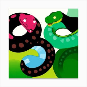 Snakes Stock Videos & Royalty-Free Footage Canvas Print