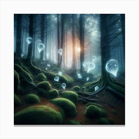 Ghosts In The Forest Canvas Print