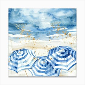 Beach Umbrellas 8 Canvas Print