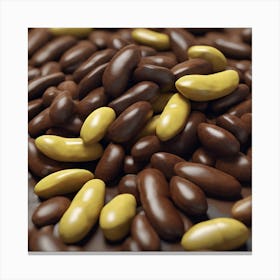 Chocolate Beans 2 Canvas Print