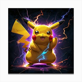 Pokemon Pikachu 6 Canvas Print