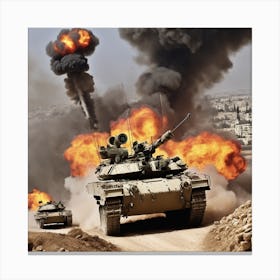 Syria War 3 Canvas Print