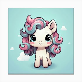 Kawaii Pony 2 Canvas Print