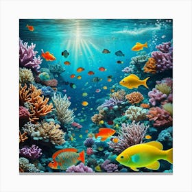 Coral Reef Canvas Print