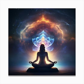 Meditation Stock Videos & Royalty-Free Footage 1 Canvas Print