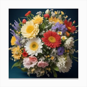 Bouquet Of Flowers 2 Canvas Print