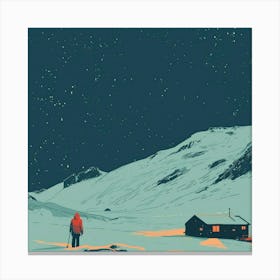 Arctic Night Canvas Print