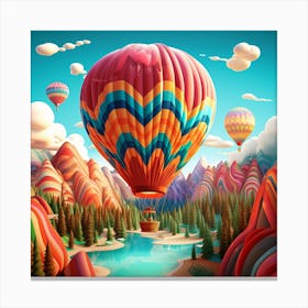 Hot Air Balloon 3 Canvas Print