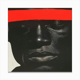 Portrait Of A Black Man 2 Canvas Print