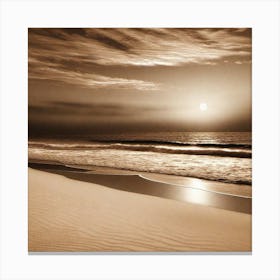 Photograph - Sunset At The Beach 3 Canvas Print