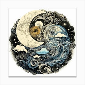 Yin Yang 65 Canvas Print