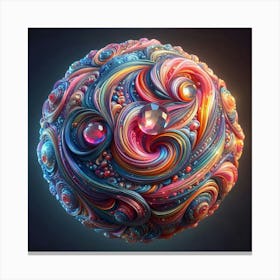 Fractal Art Canvas Print