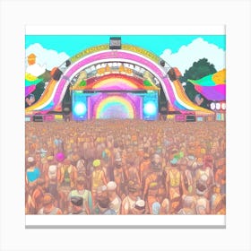 London Festival Canvas Print