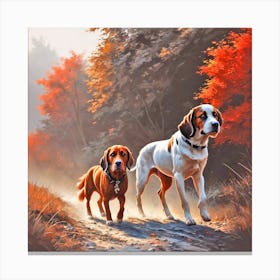 Beagles 1 Canvas Print