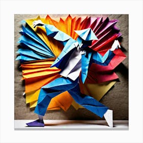 Origami Dancer 106 Canvas Print