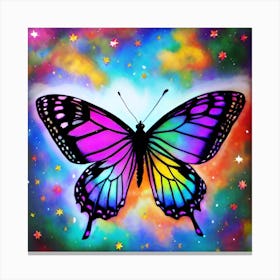 Rainbow Butterfly 18 Canvas Print