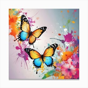 Colorful Butterflies 115 Canvas Print