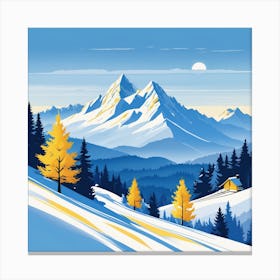 Winter Landscape 1 Canvas Print