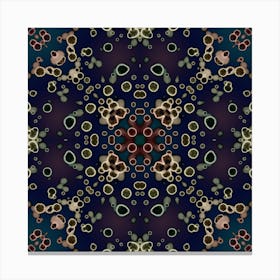 A Pattern Of Bubbles An Austraction 3 Canvas Print