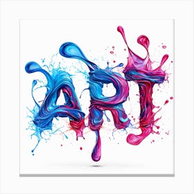 Splash Canvas Print