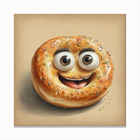 Bagel 22 Canvas Print