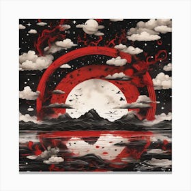 Clouds and Stars Canvas Print