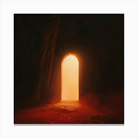 Door To The Dark Canvas Print