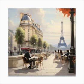 Paris Eiffel Tower Canvas Print