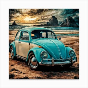 Vw Beetle Canvas Print