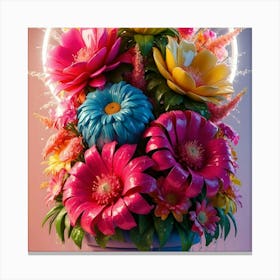 Flower Arrangement Canvas Print