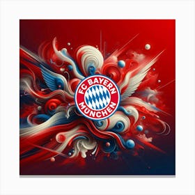 FC Bayern München Logo Wall Art 13 Canvas Print