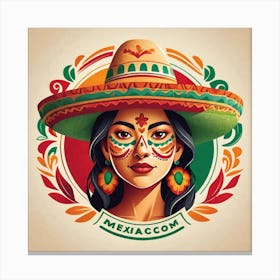 Mexican Girl 90 Canvas Print