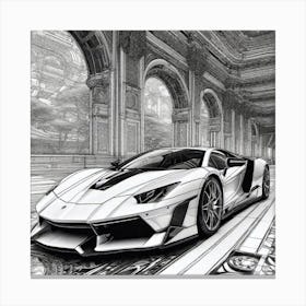 Lamborghini 108 Canvas Print