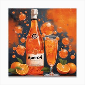 Aperol Wall Art Inspired By Image 3 Canvas Print