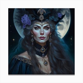 Gothic Woman 1 Canvas Print