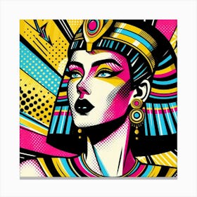 Pop Egyptian Nada Glitter Canvas Print