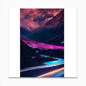 Road In The Mountains Canvas Print