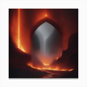 Entrance To Hell Canvas Print