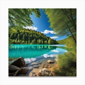 Blue Lake 4 Canvas Print