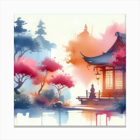 Asian Painting 2 Canvas Print