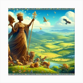 Egyptian Goddess Canvas Print