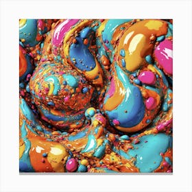 Blobs 1 Canvas Print