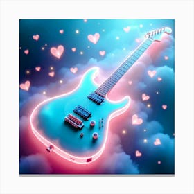 Guitar In The Sky 1 Canvas Print