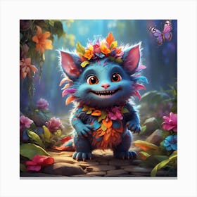 Colorful Troll 6 Canvas Print