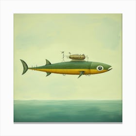 Fish In Space Canvas Print