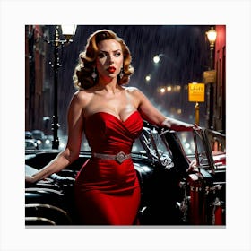 Scarlett Johansson 1 Canvas Print