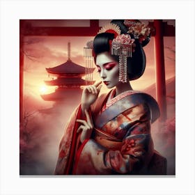 Geishaart196 Canvas Print